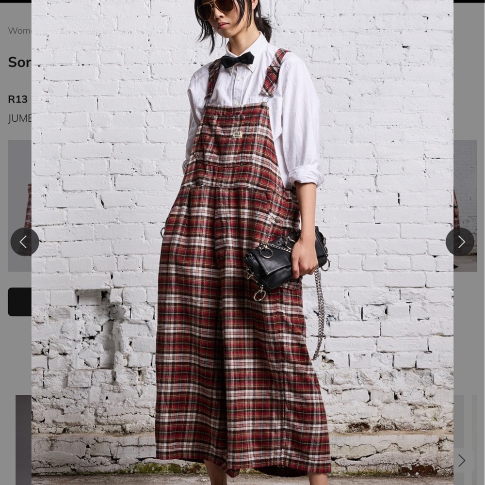 R13 jumbo dungarees overalls - Picture 5 of 9